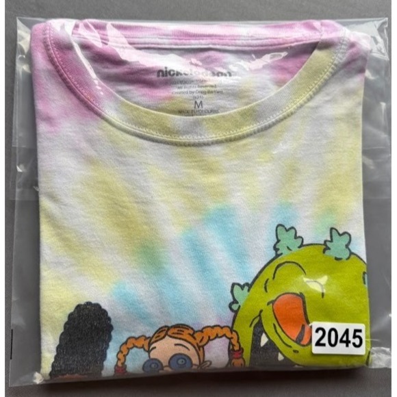 Nickelodeon 90s Cartoons T Shirt Men M Multicolor Retro Style 100% Cotton Casual - Picture 12 of 12